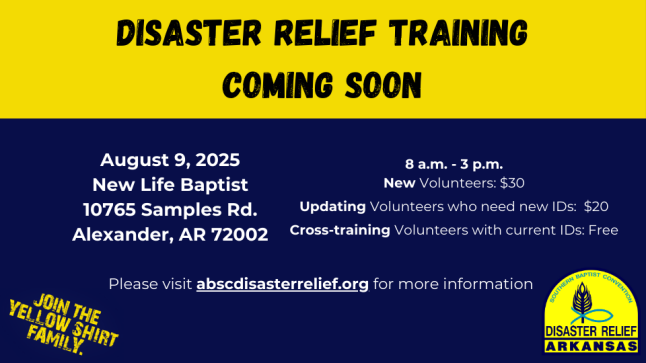 Disaster Relief Regional Training in Alexander