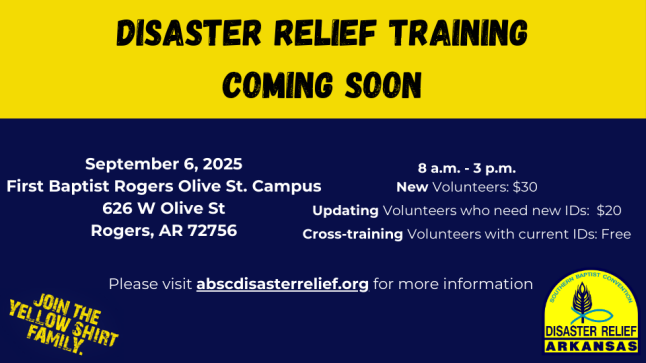 Disaster Relief Regional Training in Rogers